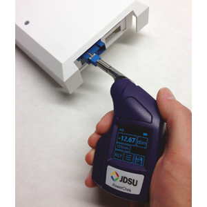 Foto Medidor de potencia óptica para circuitos de fibra óptica.
